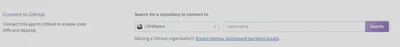 GitHub Connect